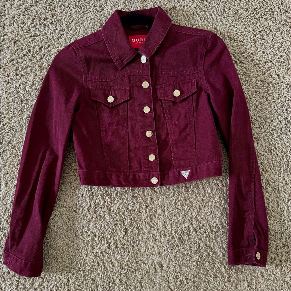 Used, nice, like new denim jacket , size XS